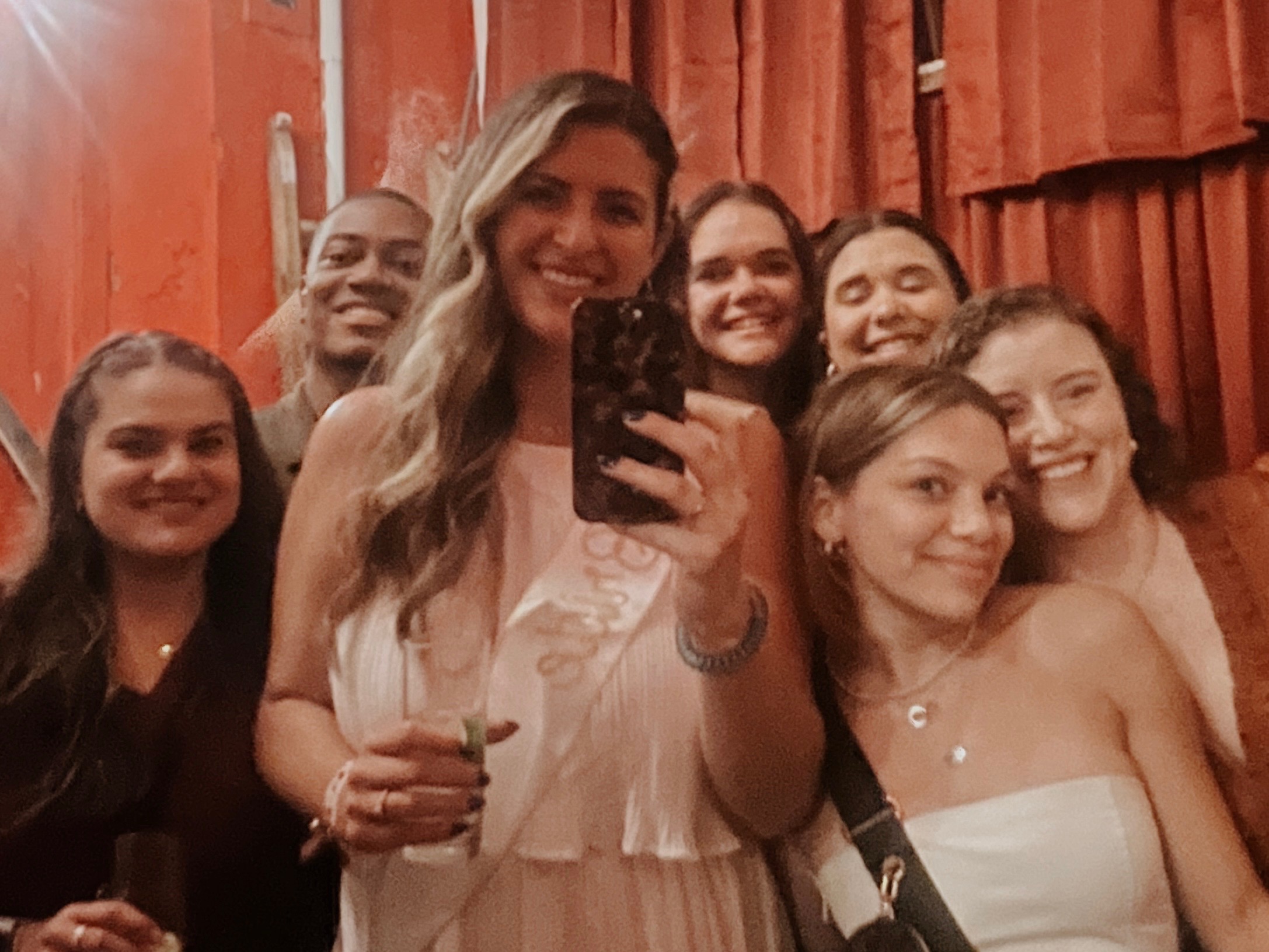 A Guide to Puerto Rico: Bachelorette Perspective selfie photo in a mirror while we're out