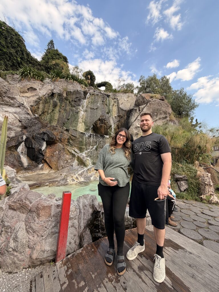 Walking around the area where the Basilica of Our Lady of Guadalupe is