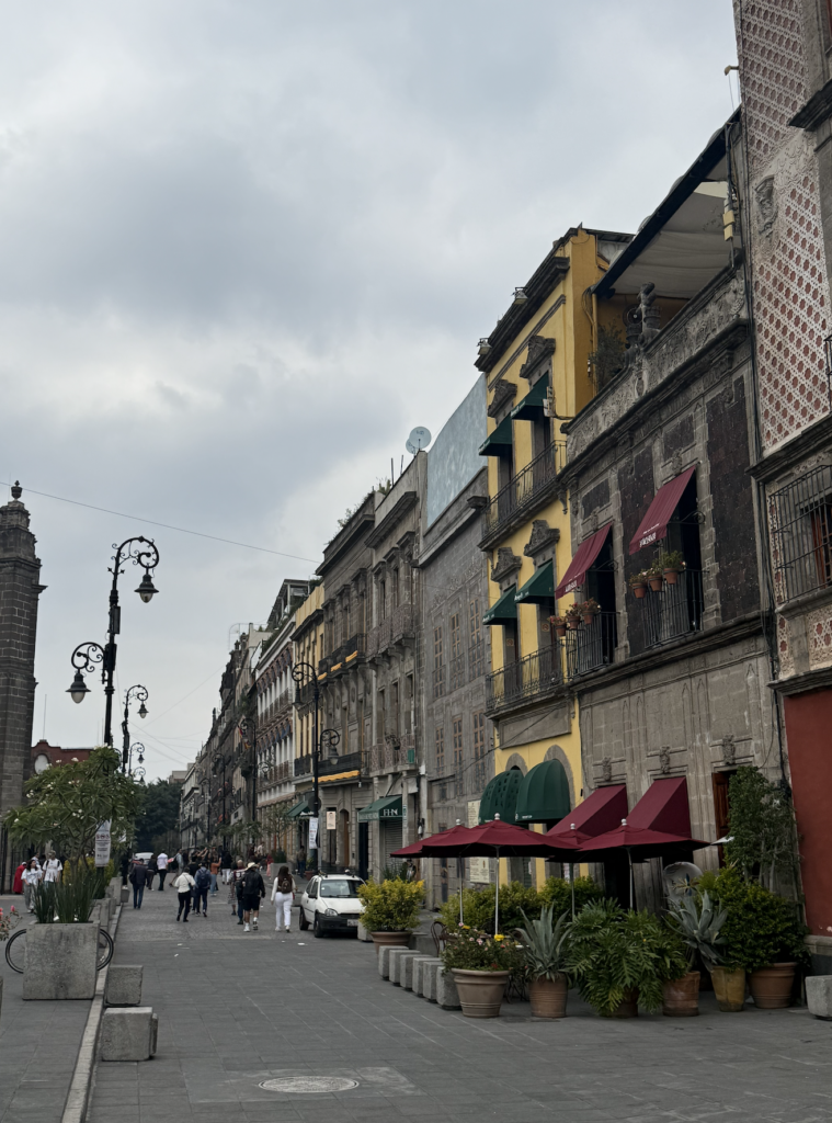 Walking around Cuauhtémoc Centro of Mexico City, Mexico
