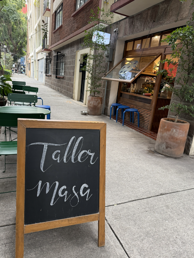 Taller Masa coffee shop in Mexico City, Mexico, Roma Norte town
