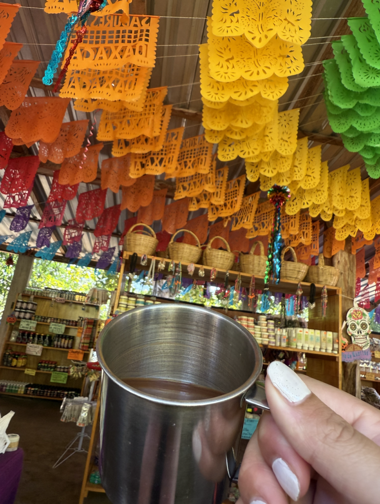 Pluma Hidalgo, town where they show the process of coffee making, in Mexico