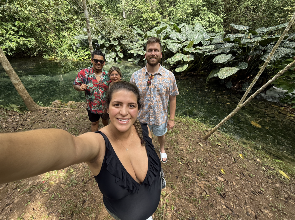 Walking the trails of the Biosfera in Huatulco, Oaxaca in Mexico, going to Cascadas