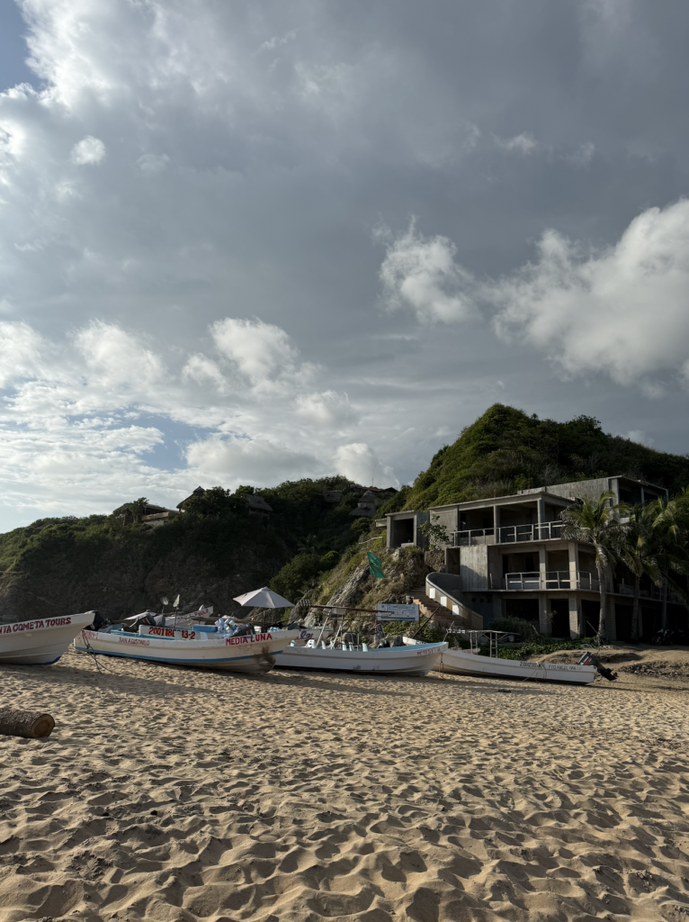 San Agustinillo beach in Oaxaca, Mexico